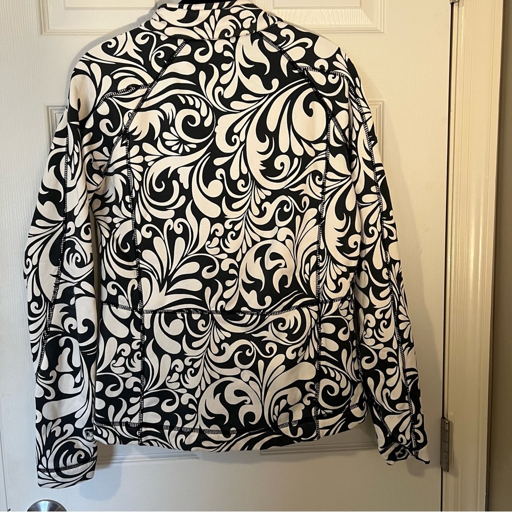 Avalanche Base Layer Black And White Quarter Zip-… - image 3